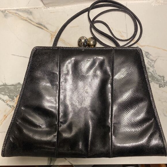 Vintage Very Rare Susan Gails Genuine Snake Skin Bellido - Picture 2 of 15